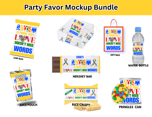 🎉 Autism Party Favor Template: Celebrate with Inclusion and Joy! 🎉