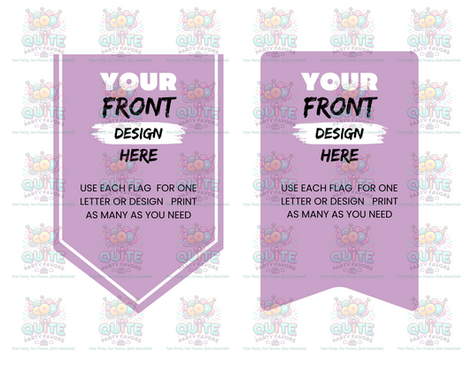 Bunting Banners Template