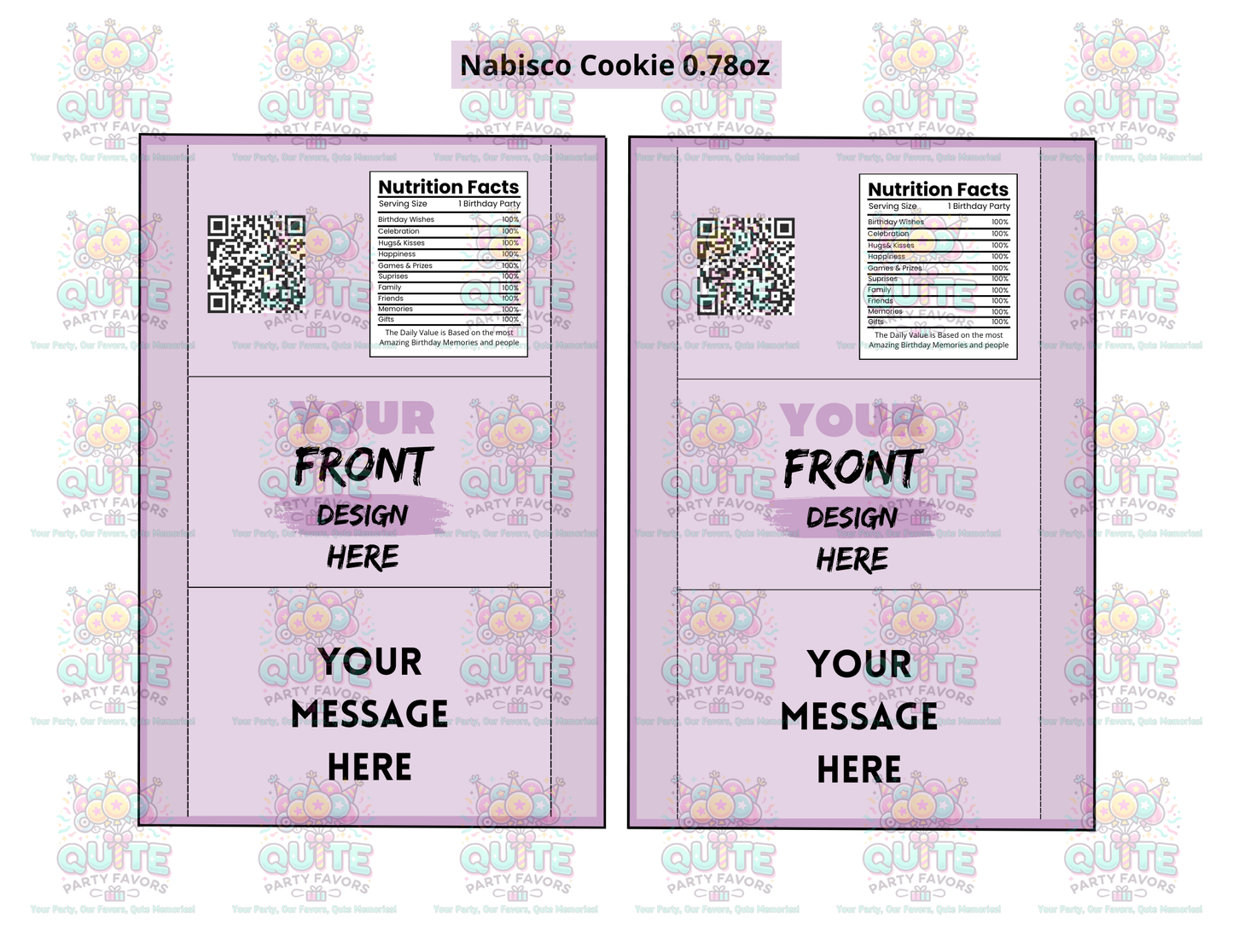 Bag Cookies Template