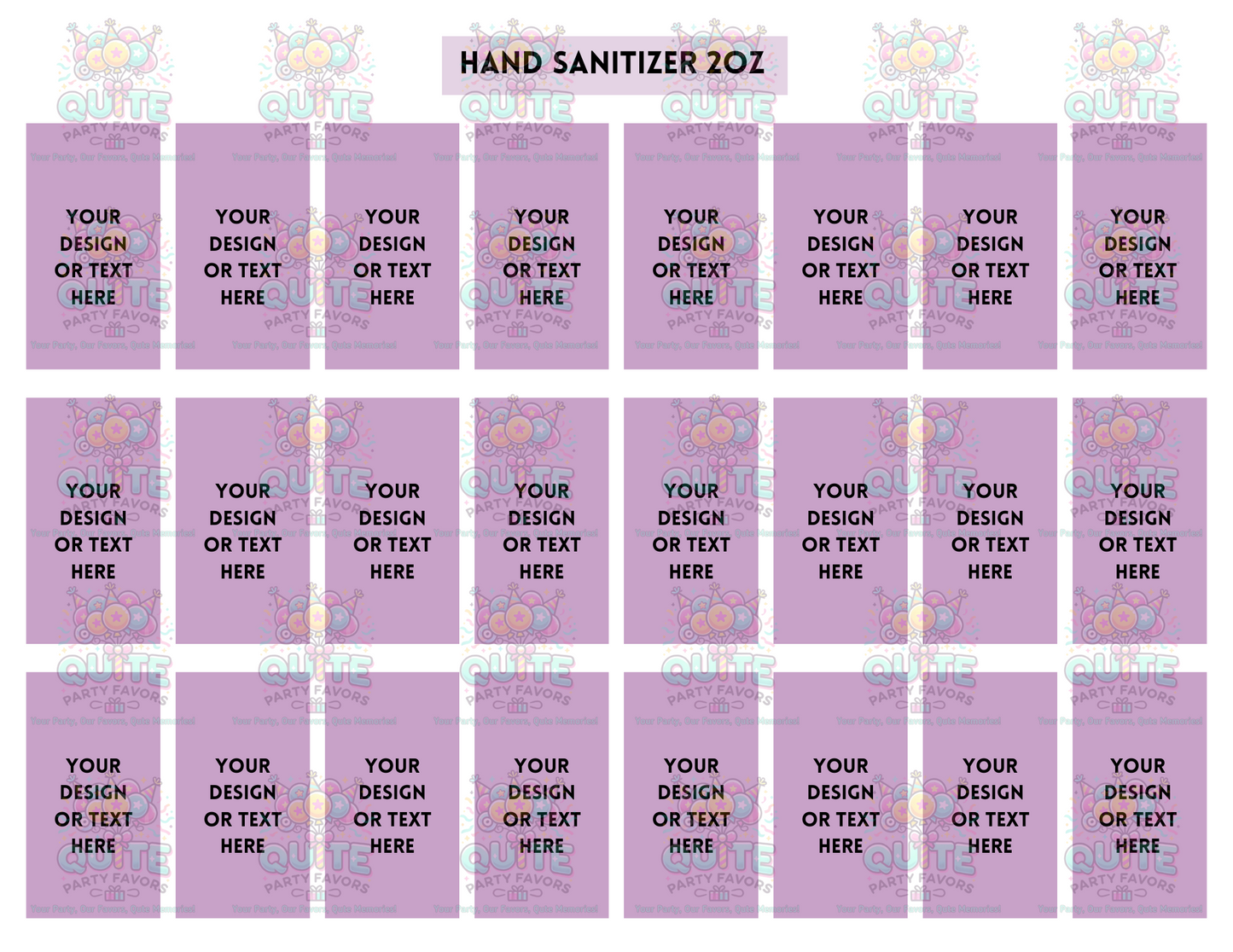 Hand Sanitizer Template