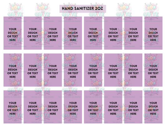 Hand Sanitizer Template