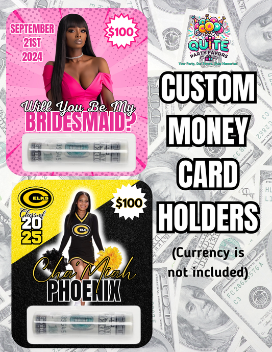 Custom Money Card Holders (Template Only)