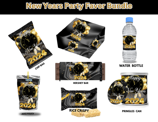 🎉 New Year’s Party Favor Template: Ring in the New Year with Style! 🎉