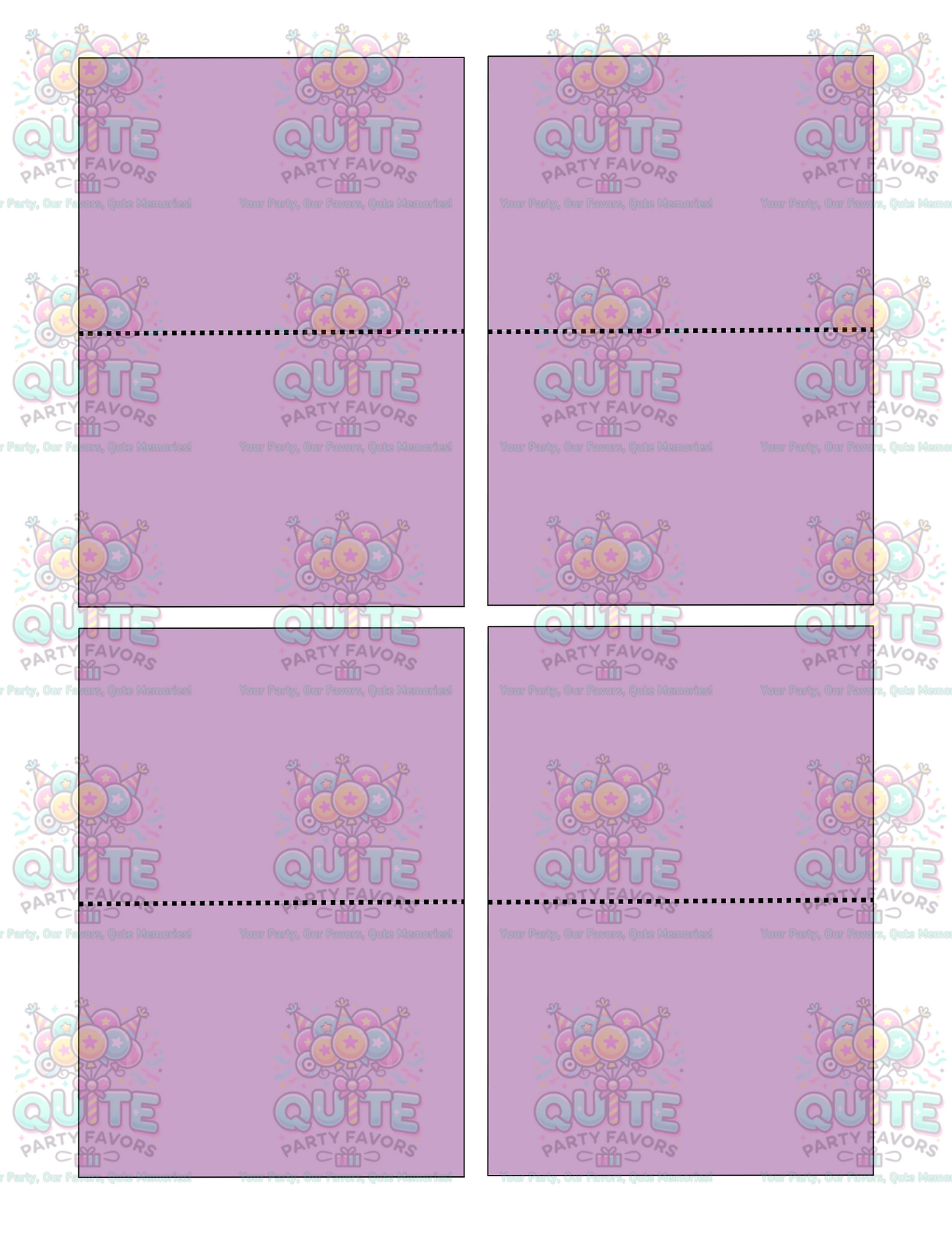 Tent Card Template